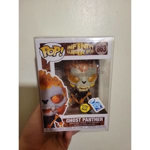 Funko Pop! Marvel Infinity Warps Ghost Panther with Chain (GameStop Exclusive)